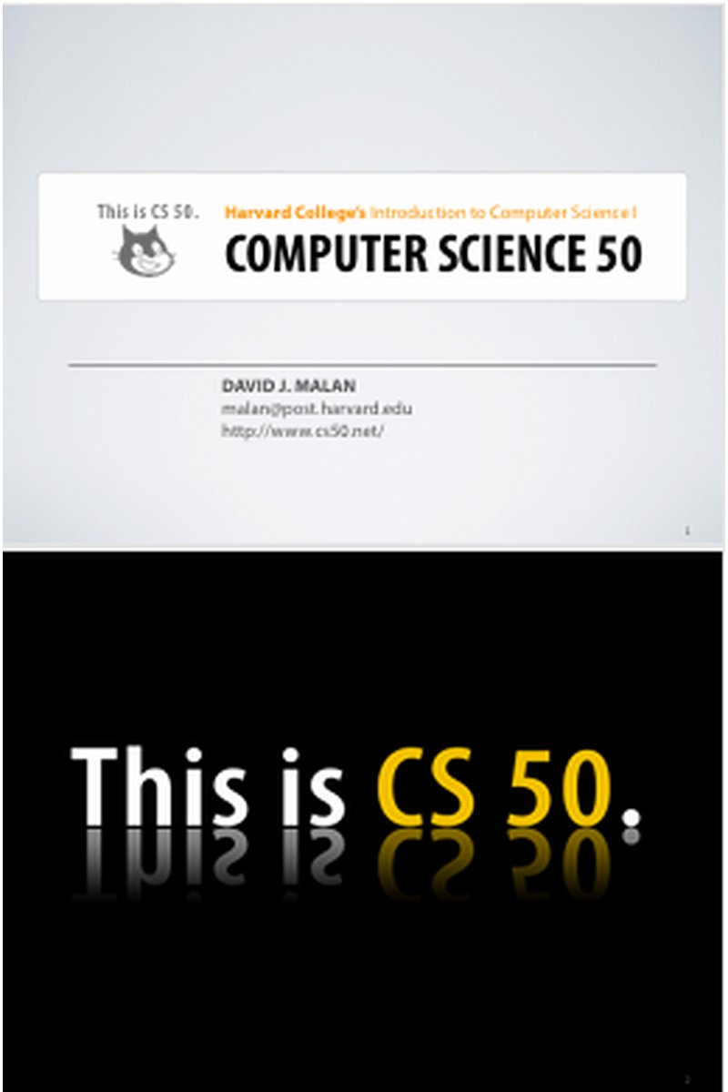 CS50x – Introduction to Computer Science