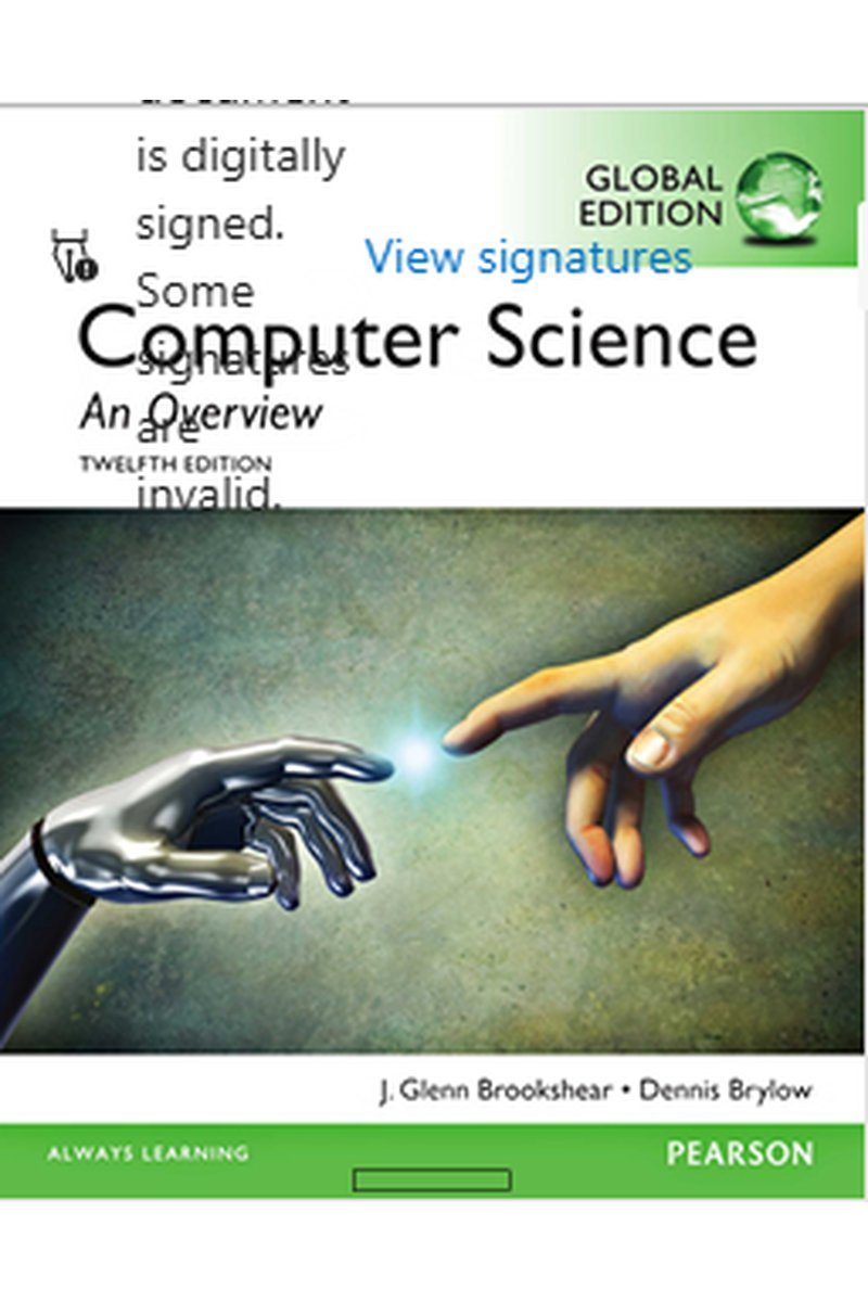 Computer Science: An Overview (12th Global Edition)