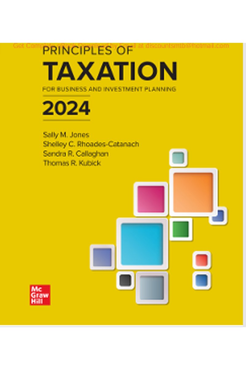 Principles of Taxation for Business & Investment Planning